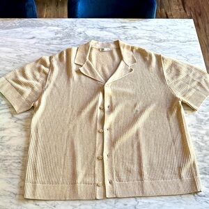 Zara Light Tan Knit Top